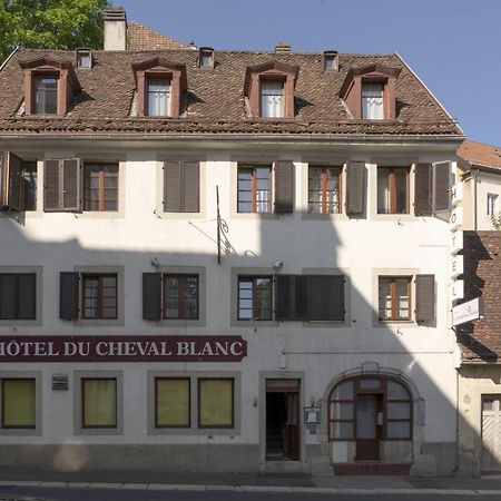 Hotel Du Cheval-Blanc La Chaux De Fonds ภายนอก รูปภาพ